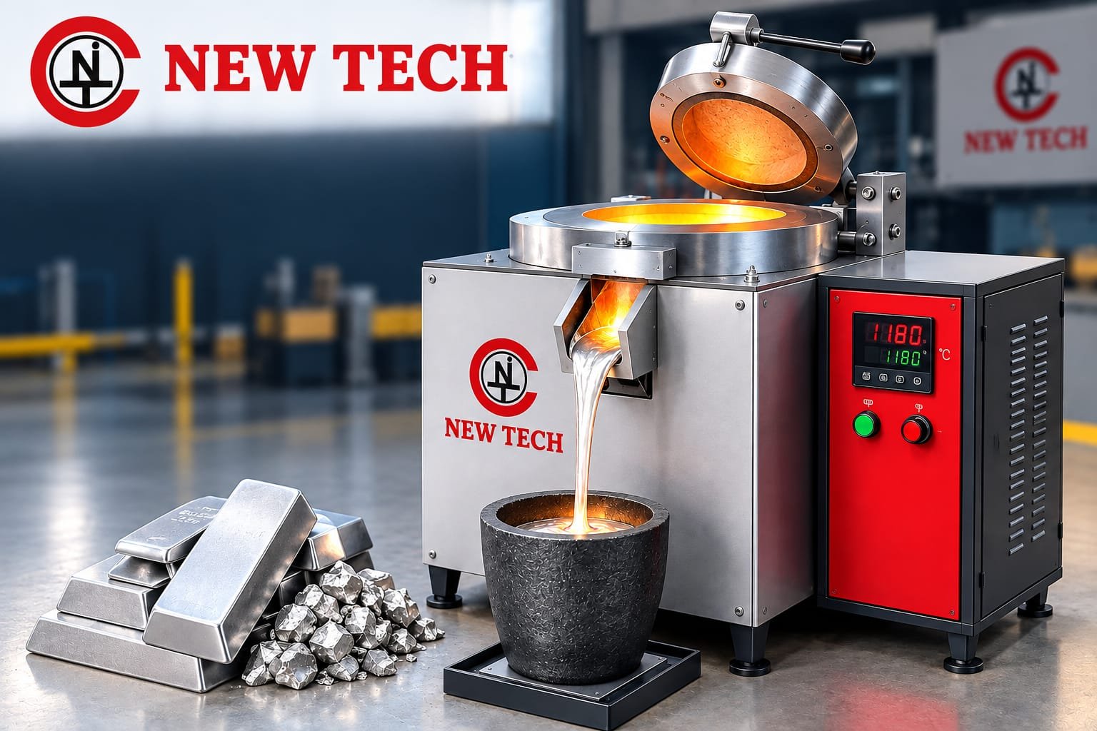 Induction Silver Melting Furnace